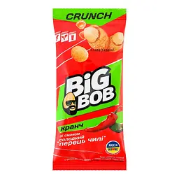 Арахіс Big Bob Cranch Солодкий перець чилі смажений солоний в хрусткій оболонці 55 г