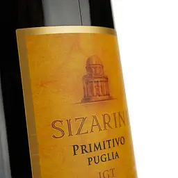 Вино Sizarini Primitivo Puglia IGT червоне сухе 0.75 л - мініатюра 3