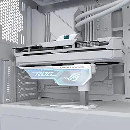 Тримач для відеокарти Asus ROG Herculx XH01 White (90DA0023-B09000) - мініатюра 4