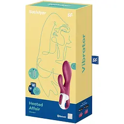 Смарт вібратор-кролик із підігрівом Satisfyer Heated Affair - мініатюра 4