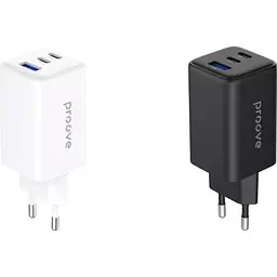 Мережевий зарядний пристрій Proove Pocket GaN 65W 2 USB-C/USB-A Black (WCPG65121201) [130258] - мініатюра 2