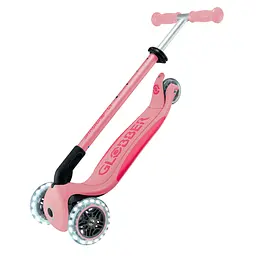 Самокат Globber Elite Lights колеса з підсвіткою 50 кг пастельно-рожевий (439-710-3) - мініатюра 15