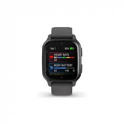 Смарт-годинник Garmin Venu Sq 2 Slate Aluminum Bezel with Shadow Gray Case and Silicone Band (010-02701-00/10) - мініатюра 3