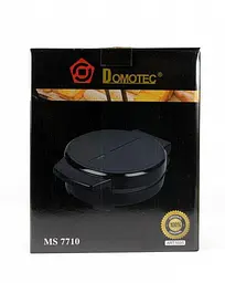 Вафельниця Domotec MS 7710 Прилад для приготування тонких вафель для трубочок вдома - мініатюра 3