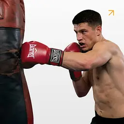Боксерські рукавички Everlast 6 унцій (6 oz) червоні - мініатюра 2