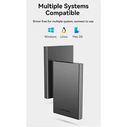 Кишеня зовнішня Vention 2.5" HDD/SSD USB 3.0 Micro-B Black (KPAB0) - мініатюра 8