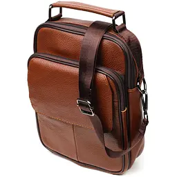 Шкіряна чоловіча сумка Vintage 19х25х6,5 см sum0023578