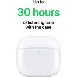 Бездротові навушники Apple AirPods 4 (MXP63) - мініатюра 2