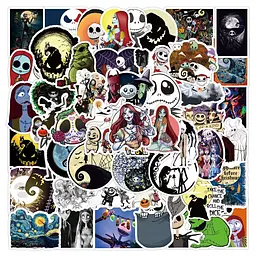 Стікерпак GeekLand The Nightmare Before Christmas 50 штук - мініатюра 3