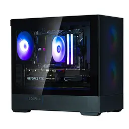 Zalman Корпус P30 AIR без БП, 1xUSB3.0, 1xUSBType-C, 3x140мм ARGB, VGA 392мм, LCS ready, TG Side Panel, mATX, чорний - мініатюра 6