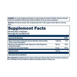 Магній Solaray (Calcium) - 250 веганських капсул, для імунітету - мініатюра 2