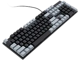 Клавіатура Vinga KBGM-090 LED Red Switch Grey/Black (KBGM-090R Grey/Black) - мініатюра 2