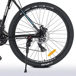 Велосипед "EVEREST" PROF1 G275EVEREST A275.127,5 д. Алюм.рама 19 ", SHIMANO 21SP, алюм.DB, CS TZ500, чорний - мініатюра 5