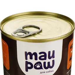 Повнораціонний корм для дорослих собак MAU PAW Шматочки в соусі з птицею консервовані 415 г - мініатюра 4