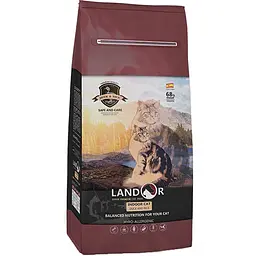 Сухой корм для кошек Landor Indoor Cat с уткой и рисом 10 кг