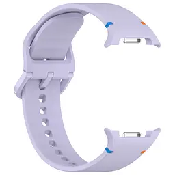 Силіконовий ремінець на смарт годинник Samsung Galaxy Watch 8 40mm/8 Classic 46mm/8 44mm, Silicone, lavender, зі зручною застібкою, на фітнес браслет, ArmorStandart (ARM86872) - мініатюра 4