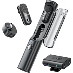 Мікрофонна радіосистема Boya Magic 03 USB-C with 2 TX + 1 RX + 1 TRS Black [157245]