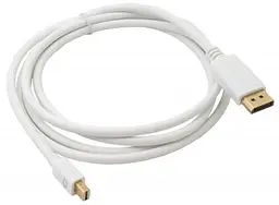 Кабель DisplayPort (M), mini DisplayPort (M), 2 м, білий, Extradigital (KBD1668)