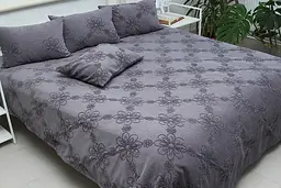 Покривало з наволочками Mystery grafit PrimaTeks 160х240 см pbe0042936 - мініатюра 4