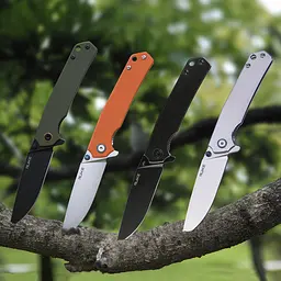 Нож складной туристический Ruike P801-G, (8.6 см) 14C28N/G10 оливковый - миниатюра 16