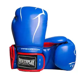 Рукавиці боксерські Power Play PP 3018, Blue - 10 унцій