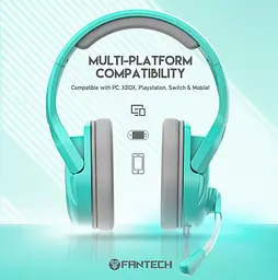 Ігрові навушники Fantech Valor MH86 Mint з мікрофоном - мініатюра 4
