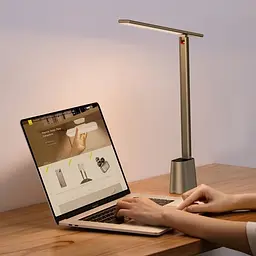 Лампа настільна Baseus Smart Eye Series Charging Folding Smart Light сіра - мініатюра 4
