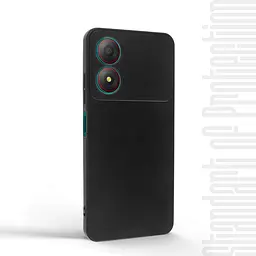 Чехол-накладка для смартфона ZTE Blade A34, противоударный, силиконовый, термополиуретановый (ТПУ), с защитой камеры и корпуса, черный, защита всего корпуса, ArmorStandart (ARM78939) - мініатюра 2