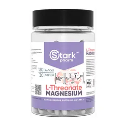 Магній Stark Pharm (L-Threonate) - 120 капсул, для м’язів і нервової системи
