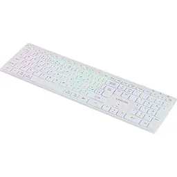 Клавіатура Canyon HKB-W11 UK/US RGB Dual Mode Wireless White (CNS-HBTK11W) - мініатюра 2
