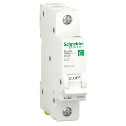 Автоматичний вимикач Schneider Electric RESI9 6kA 1P 32A C (R9F12132)