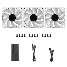 Комплект вентиляторів Darkflash INF8 PRO 3IN1 white (INF8 PRO 3IN1 white) - мініатюра 2