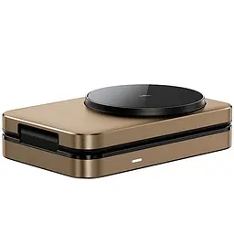 БЗП Wi-W038 Triple 3 in 1 Wireless Charger Gold Wiwu teh0029903 - мініатюра 6