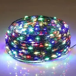 Гірлянда ColorWay Роса LED 50 5 м 8 функцій різнокольорова USB (CW-G-50L5NUMC) - мініатюра 4