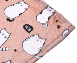 Плед Ardesto Flannel 200х160 см котики рожевий (ART0108PB) - мініатюра 3