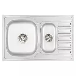 Кухонна мийка 780x500x180 мм + сифон Wezer 7850(08) Decor, Decor