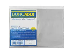 Файли BUROMAX 100шт для документів, А4+, 30мкм
