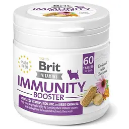 Вітаміни для собак Brit Vitamins Immunity Booster 120 г для імунітету, 60 таблеток