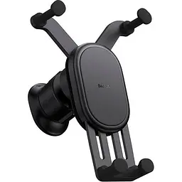 Автотримач із бездротовою зарядкою Baseus Stable Gravitational Wireless Charging Car Mount Pro Black (SUWX030001) [100041] - мініатюра 1