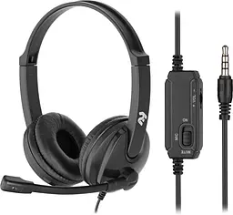 Гарнітура для ПК 2E CH12 On-Ear 3.5 мм / 2 x 3.5 мм (2E-CH12SJ)
