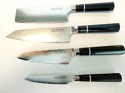 Набір ножів із дамаської сталі Damascus DK-EK 2004-F AUS-10 сталь 67 шарів 5 предметів - мініатюра 8