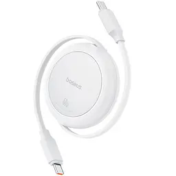 Кабель Baseus Free2Pull Mini Charging Cable Type-C to Type-C 60W 1m P10364500211-01 White