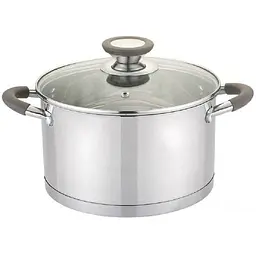 Каструля Gusto Level GT-1103-22 з нержавіючої стали 22 см 4.7 л (90855)
