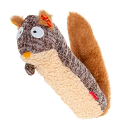 Іграшка для собак Білка з пищалкою GiGwi Plush текстиль 29 см
