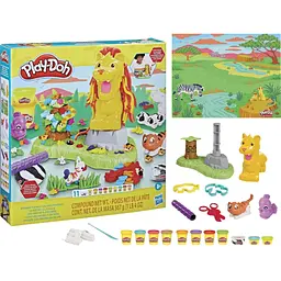 Набір для творчості Hasbro Play-Doh Лев та друзі (F7221) - мініатюра 3