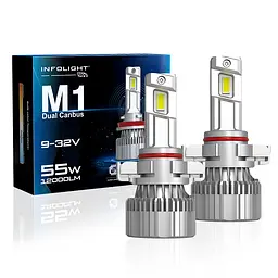 Комплект світлодіодних ламп Infolight M1 Dual Canbus H16(psx24w) 55W