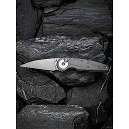 Ніж складаний туристичний Civivi Starflare, (8.4 см) Nitro-V / Aluminum сірий - мініатюра 17
