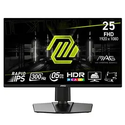 Монитор MSI 24.5" MAG 255PXF IPS Черный 300Hz