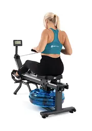 Гребний тренажер Hop-Sport HS-160WR Hydro з водним опором + мат - мініатюра 2