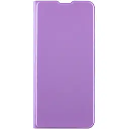 Шкіряний чохол-книжка GETMAN Elegant (PU) для Motorola Moto G32 Бузковий